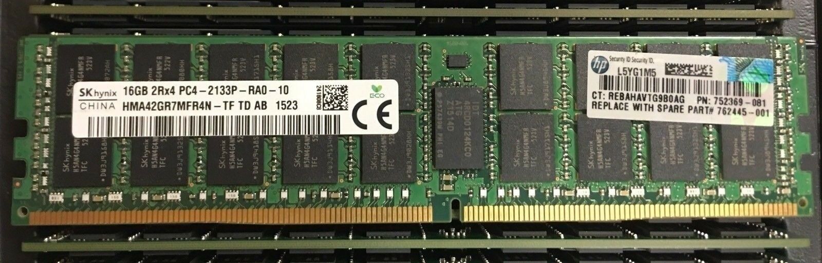 HMA42GR7MFR4N-TF HYNIX 16GB DDR4 2133 ECC REG DUAL RANK PC4-17000 SDRAM
