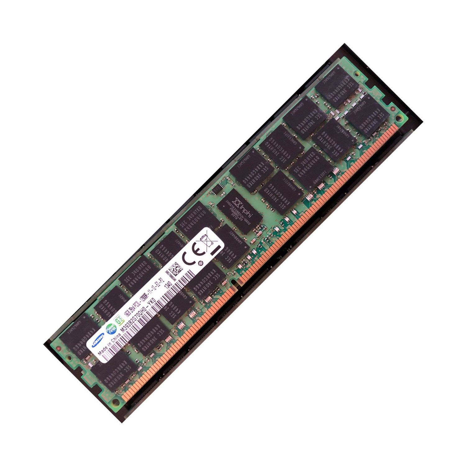 Samsung 16GB 2RX4 PC3L-12800R DDR3-1600 M393B2G70QH0-YK0 | RedByte