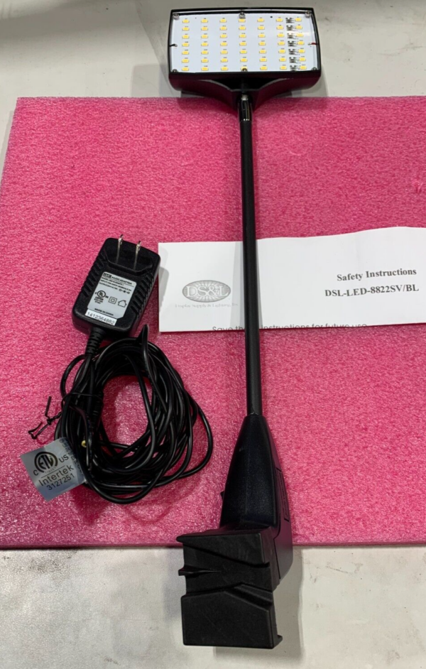 DS&L SkandaLights® LED8822 Arm Light DSL-LED-8822SV/BL W/ Power Cord