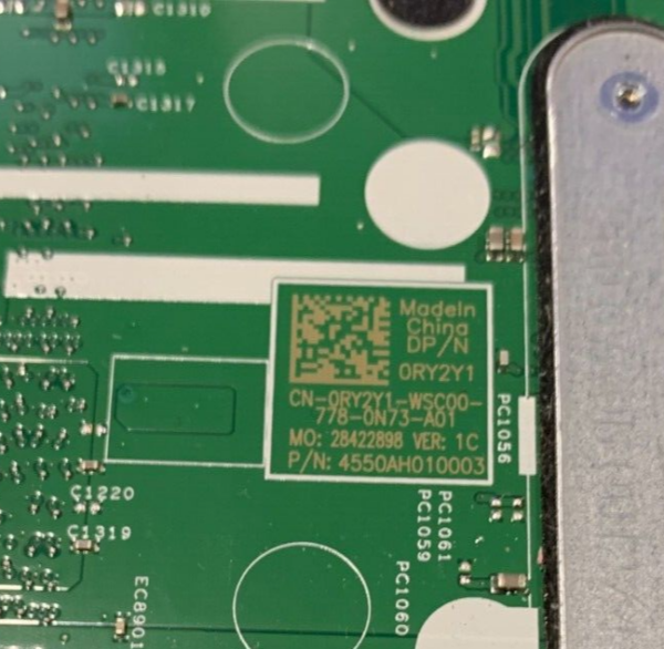 Dell Inspiron 15.6” 15 3567 OEM Intel i3-7100U 2.4 GHz Motherboard RY2Y1 91N85 - Image 4