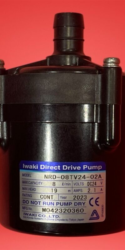 Iwaki NRD-08TV24-02A Mag Drive Centrifugal Pump 24V 2.1 GPM 8 L/min