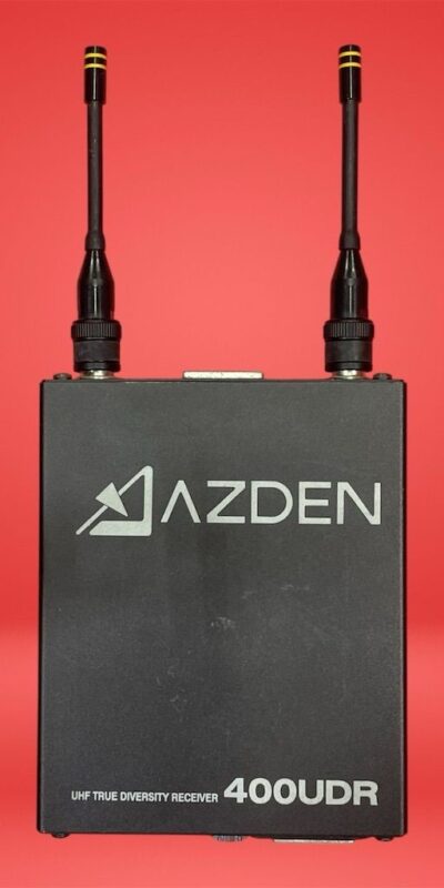 Azden 400UDR UHF True Diversity Wireless Receiver w/ Dual Antennas
