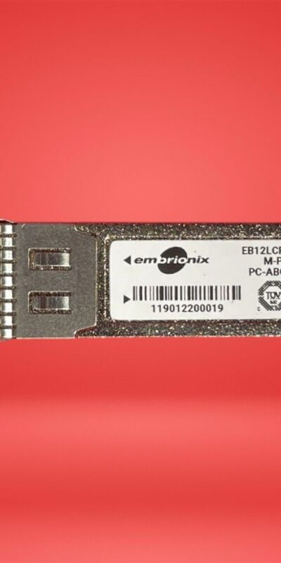 Embrionix EB12LCRT-MM-P13D-PA SFP+ 12G SDI LC MM Optical Transceiver Module