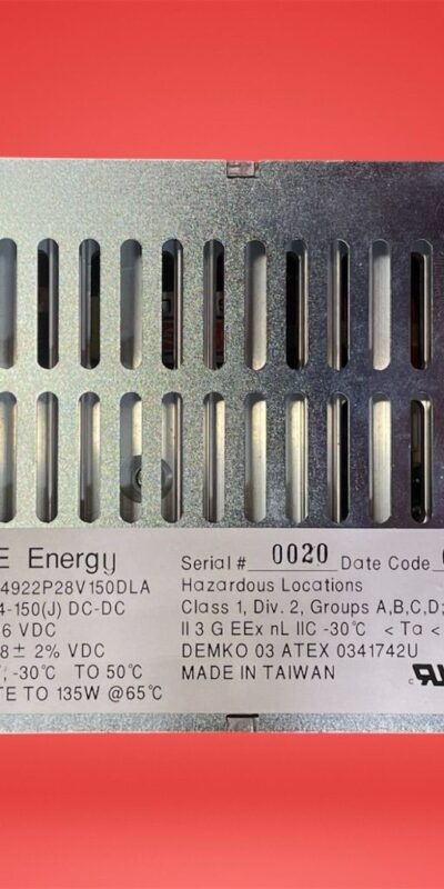 General Electric Ge (342A4922P28V150DLA) DC-DC Power Supply 150W Industrial Use