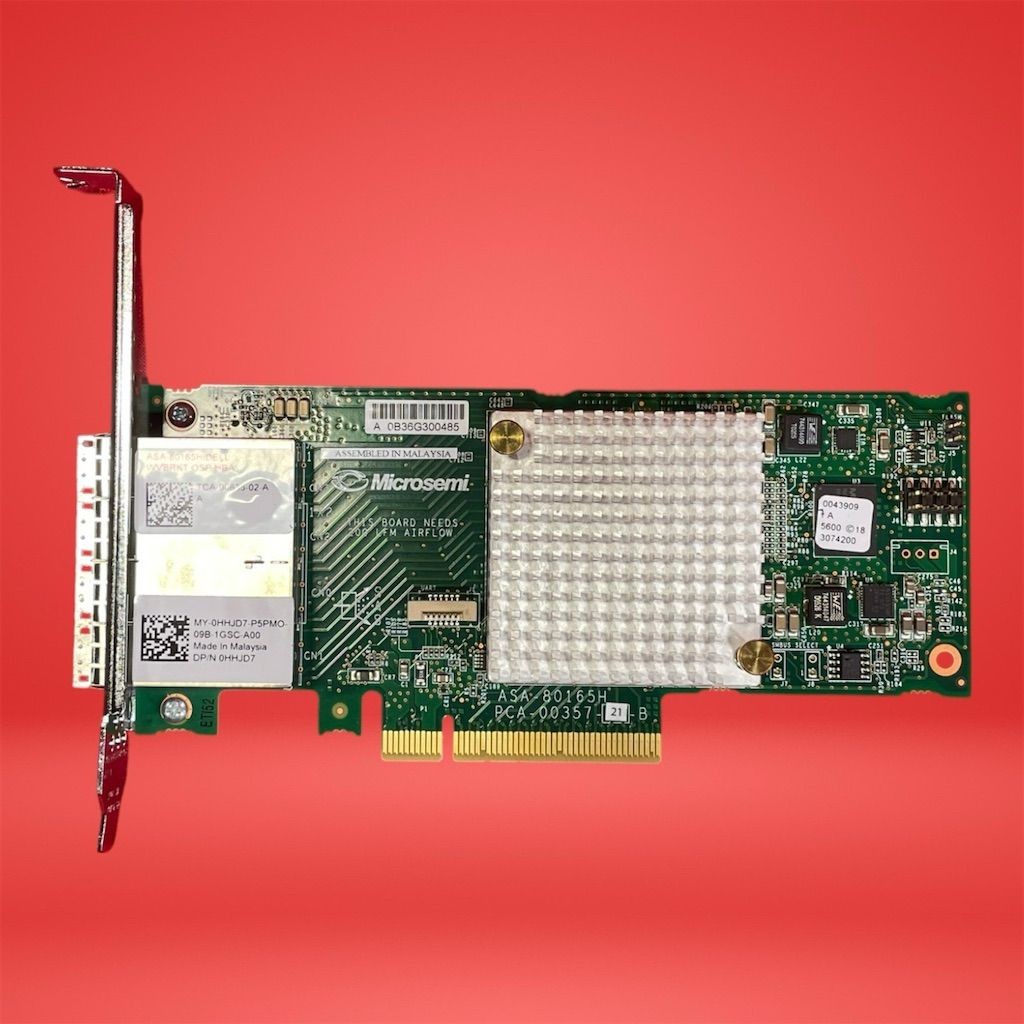 Dell HHJD7 80165H 12Gb/s SAS HBA PCIe 3.0 x8 4x SFF-8644 External