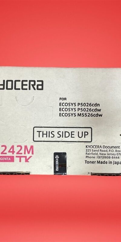 Kyocera Magenta Toner Kit for ECOSYS Printers TK-5242M