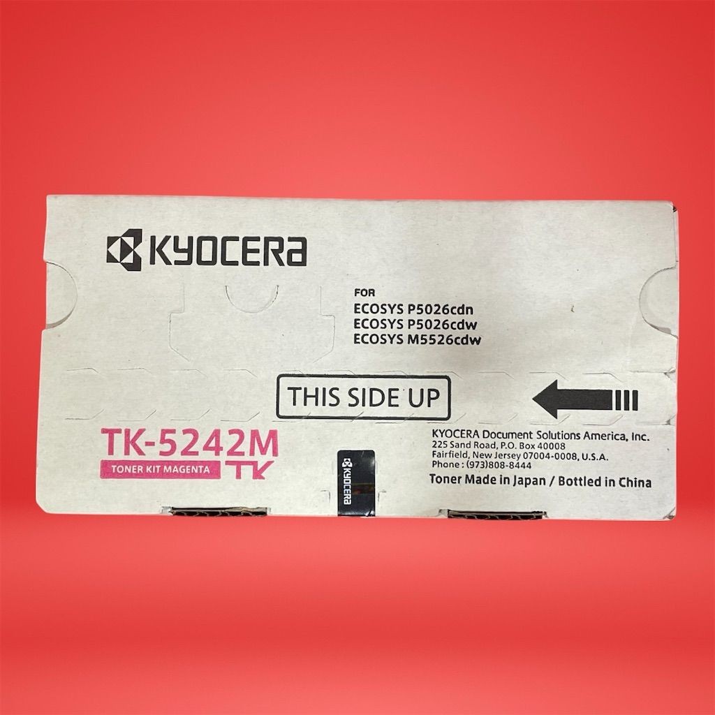 Kyocera Magenta Toner Kit for ECOSYS Printers TK-5242M