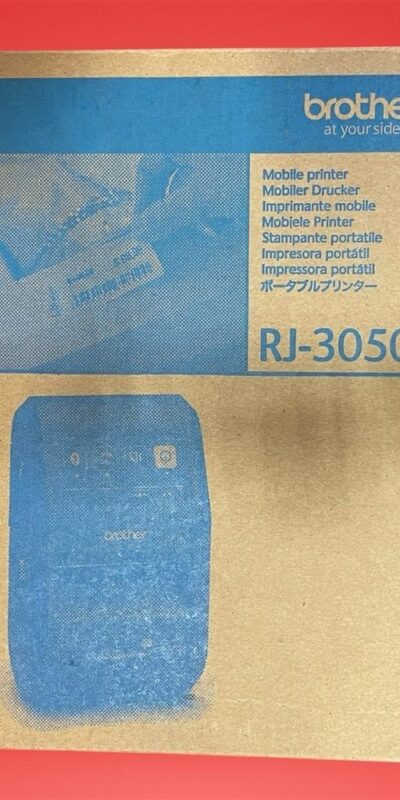 Brother RuggedJet RJ-3050 3in Rugged Mobile Thermal Receipt Printer WiFi NEW