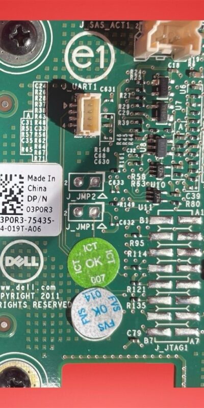 Dell PowerEdge PERC H310 PCIe 6Gb/s SAS SATA 8-Port RAID Controller Card 3P0R3