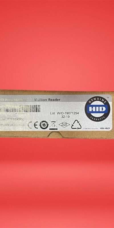 HID MiniProx 5365EKP00 125kHz Mullion Access Proximity Card Reader Wiegand