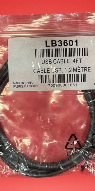 Genuine Brother LB3601 4ft OEM USB-A to Mini-B Cable PocketJet Printer