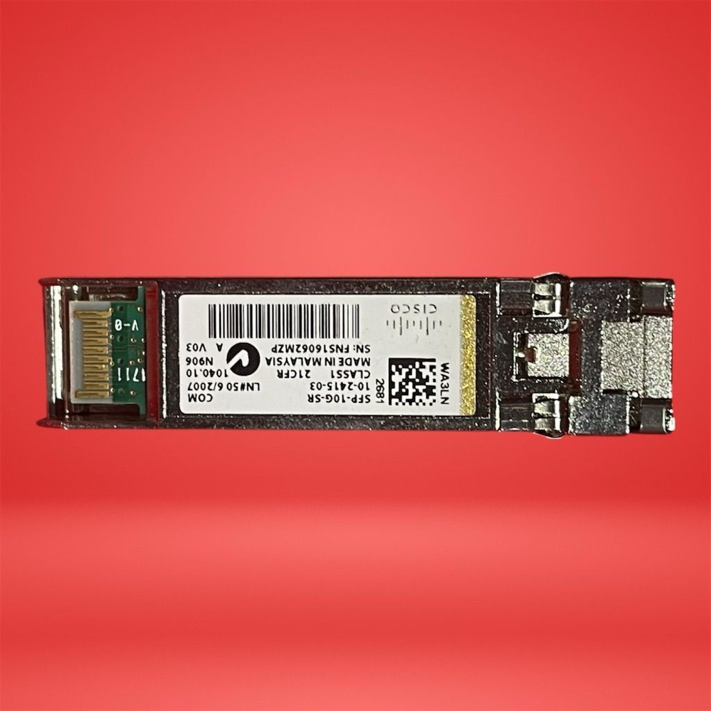 Lot of 10 Cisco SFP-10G-SR 10Gb SFP+ 10GBase-SR Transceivers 10-2415-03 Tested
