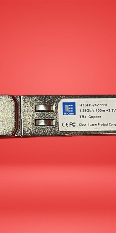 Hi-Optel HTSFP-24-1111F 1.25Gb/s RJ45 Copper SFP Transceiver 10/100/1000