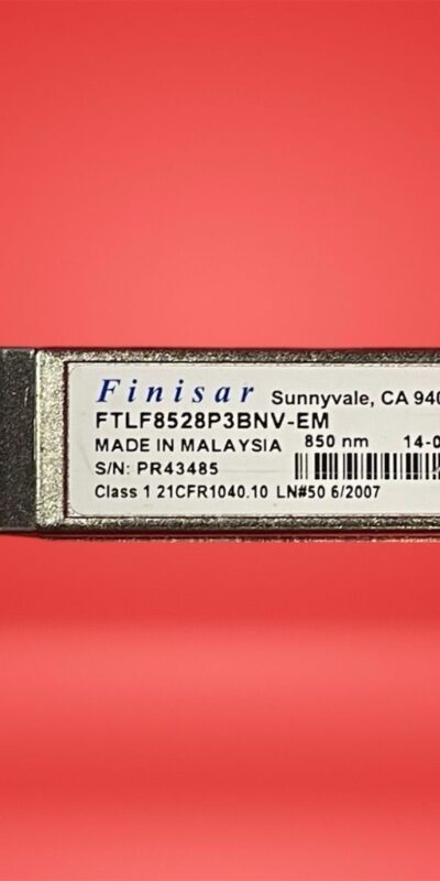 Finisar FTLF8528P3BNV-EM 8Gb SFP+ FC 850nm 150m Lot 10 Transceiver Optic