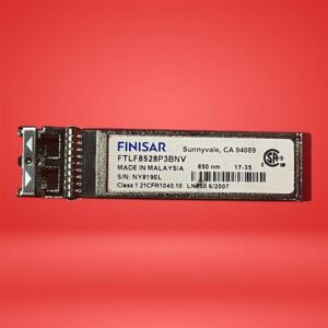 8x Finisar FTLF8528P3BNV 10G SFP+ SR 850nm Transceiver Modules