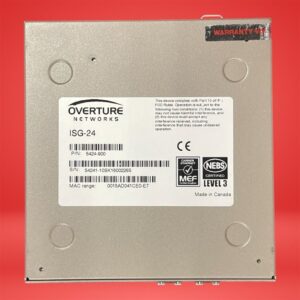 Overture ISG-24 24-Port Layer2 Gigabit Managed Switch Carrier Ethernet Tested