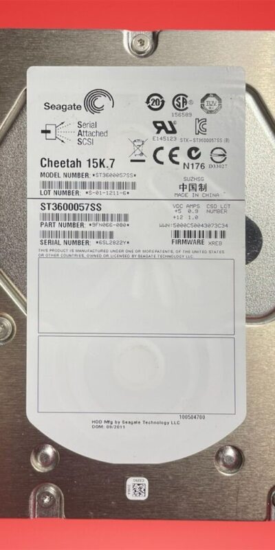 Seagate Cheetah 15K.7 600GB 3.5" 15K SAS 6Gb/s HDD ST3600057SS