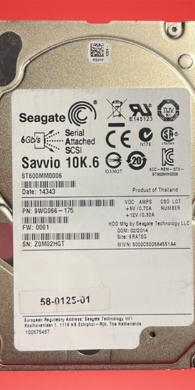 Seagate 600GB 10K 2.5" SAS HDD ST600MM0006 Enterprise Performance Drive