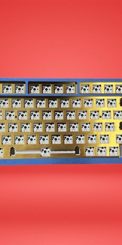 Glorious GMMK PRO Barebones Mechanical Keyboard Black Aluminum Kit + Case