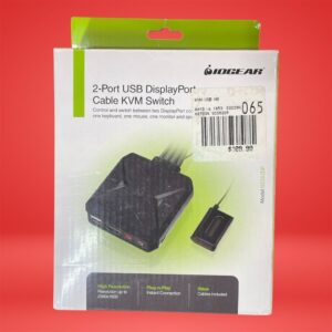 IOGEAR GCS52DP 2-Port 4K DisplayPort USB Cable KVM Switch UHD Audio