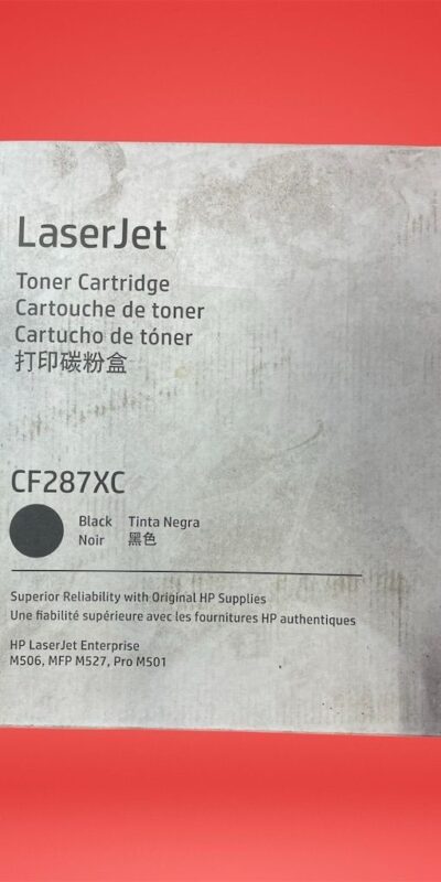 HP 87X Black Toner Cartridge for LaserJet M506 MFP M527