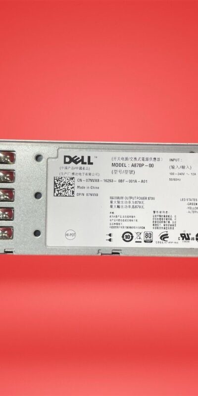 Dell 870W Power Supply for PowerEdge R710 T610 T410 Servers