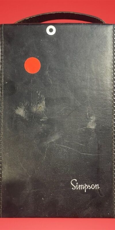 Simpson 260 Series Analog Multimeter VOM w/ Case, Leads & Accessories