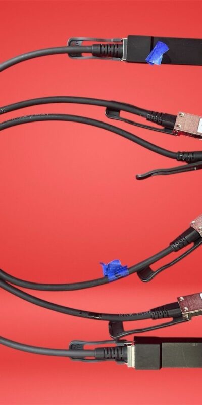 Lot of 3 Cisco 40GbE QSFP Cable 50cm High-Speed Durable Networking
