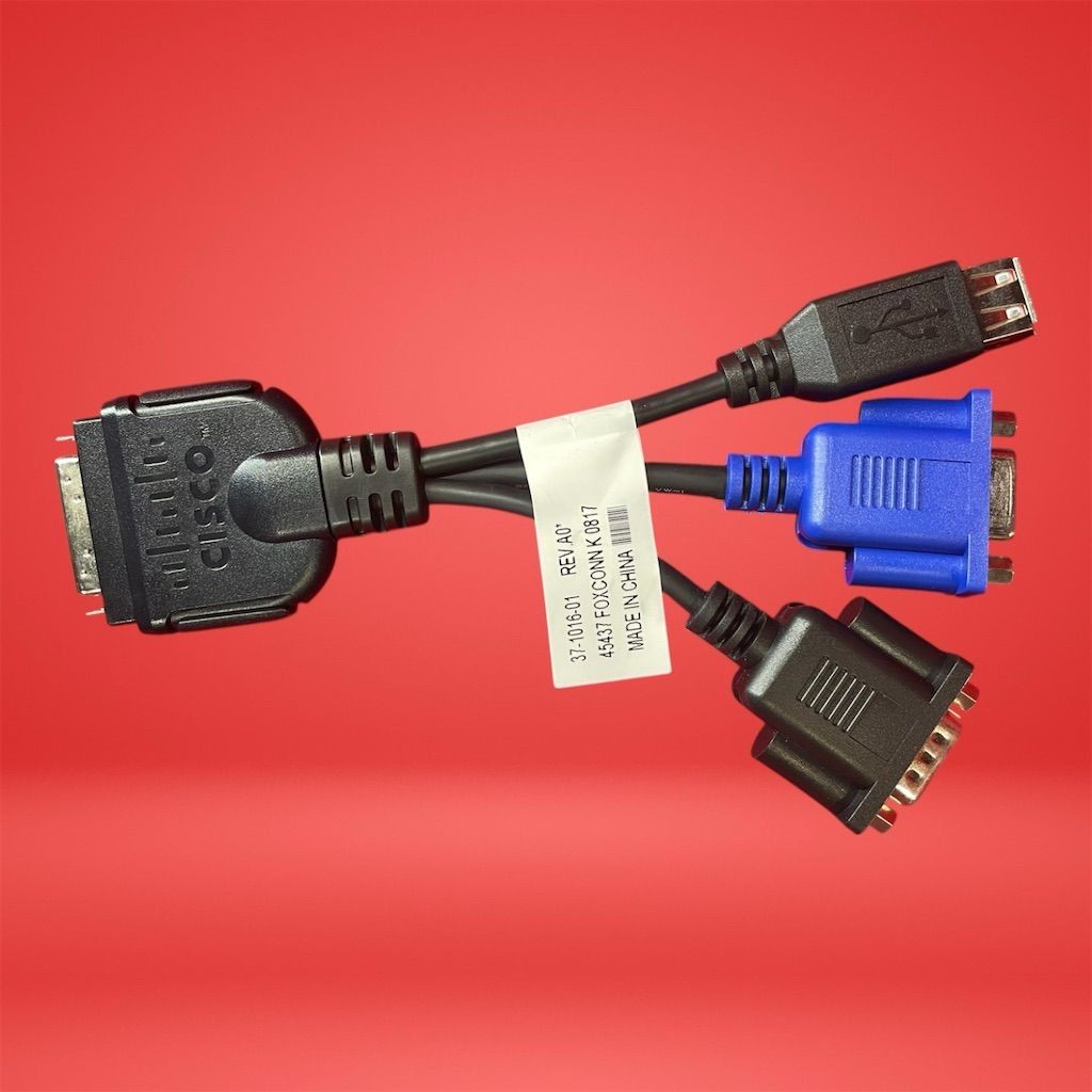 Cisco UCS KVM Dongle Cable Adapter VGA USB DB9 Serial