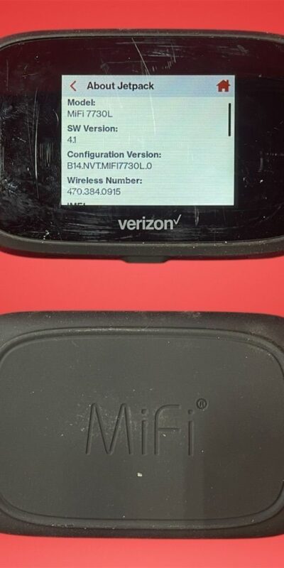Lot of 2 Novatel Verizon Jetpack MiFi 7730L + GE Fanuc Power Supply