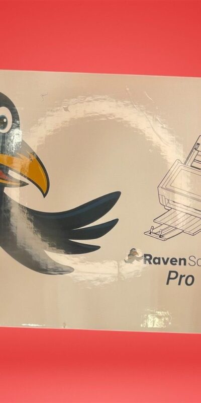 Raven Pro Color Duplex Document Scanner Wireless WiFi Ethernet ADF OCR