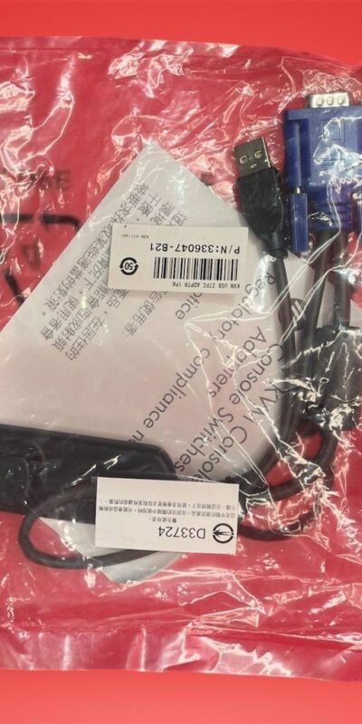 HP KVM Adapter USB to VGA Cable High-Quality Easy Install