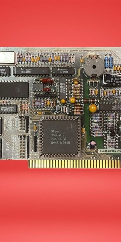 Vintage 3Com EtherLink II ISA 10Mbps Network Card 3C503 2227-04 Rev D