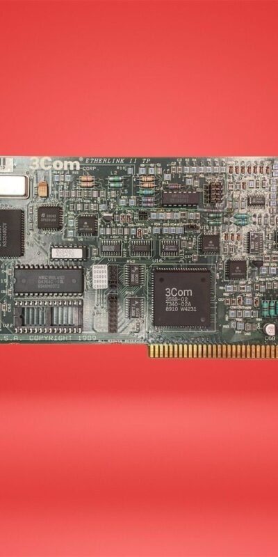 3Com EtherLink II TP 8-bit Vintage Network Card