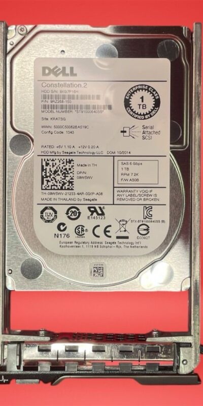 Dell 1TB 2.5" SATA 6Gb/s 7200RPM Internal HDD 09W5WV