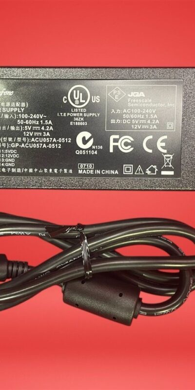 Sunfone ACU034A-0512 34W 12V/5V Power Adapter for LaCie External HDD