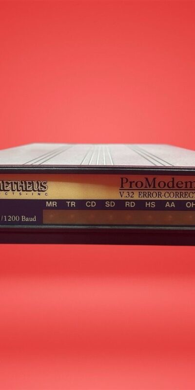 Prometheus ProModem 9600 External Universal Serial Modem Vintage RS-232