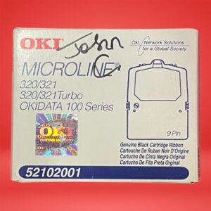 Lot of 3 OKI Microline 320/321 Turbo Black Ribbon Cartridges 9 Pin