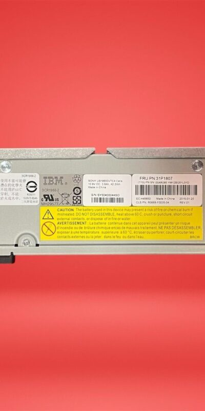 IBM 31P1807 Node Canister Battery for Storwize V7000 Gen2 / V5030