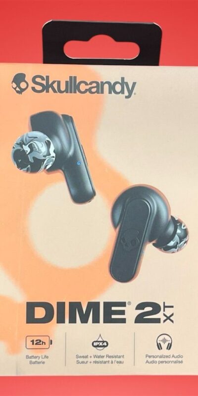 Skullcandy Dime 2 XT True Wireless Bluetooth Earbuds w/ Charging Case - Black