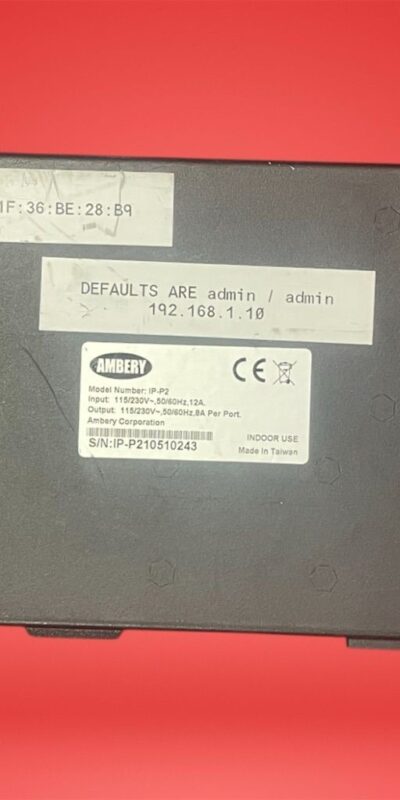 Ambery Digital Interface Adapter Plate for Remote PDU Power Switch