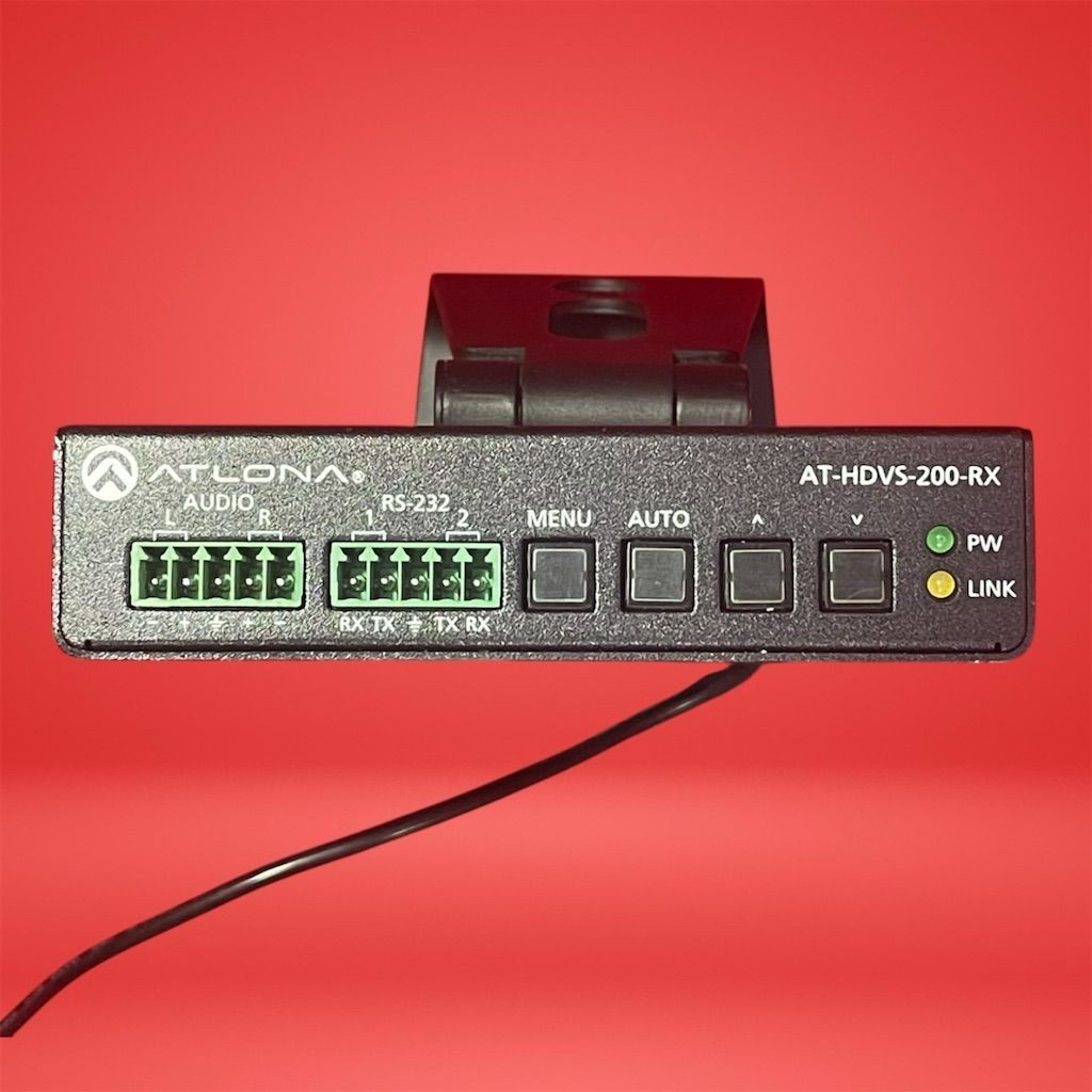 Atlona AT-HDVS-200-RX 4K HDBaseT Receiver Scaler HDMI Analog Audio Out PoE