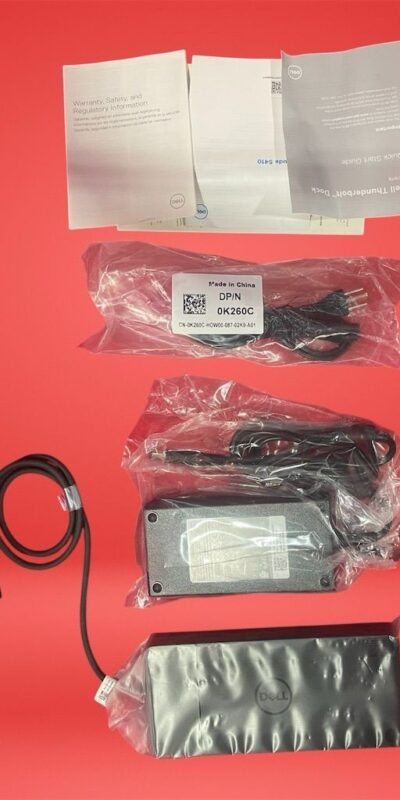 Dell WD19TB Thunderbolt 3 USB-C Dock 180W Adapter Dual DP/HDMI