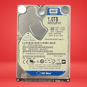 WD Blue 1TB 2.5" SATA Laptop Hard Drive 5400RPM 7mm WD10JPVX Tested