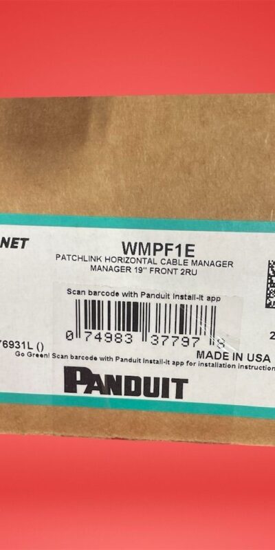 Panduit WMPF1E 19in 2U Horizontal PatchLink Cable Manager Rack Mount