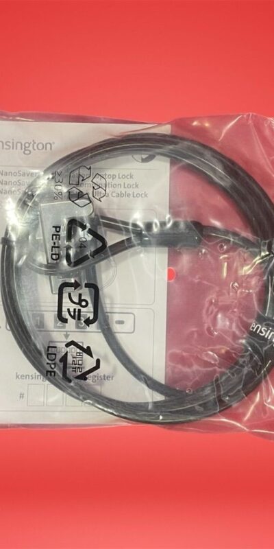 Lot of 7 Kensington NanoSaver Slim Laptop Security Cable Locks - New