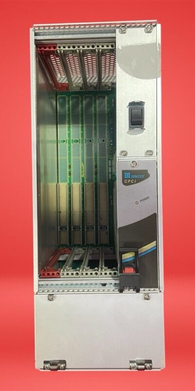 GE 336A4940CTP1 CompactPCI Rack Chassis w/Telkoor Power Supply CPCI