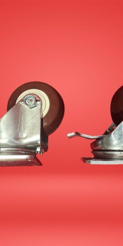 Payson 3" Heavy-Duty Swivel Casters w/ Brake Set of 2 300lb Capacity