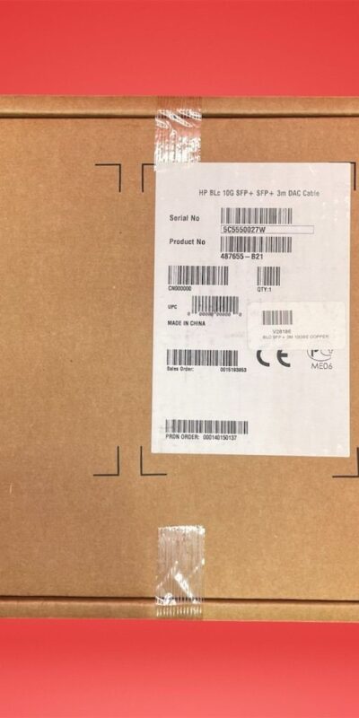 HP 487655-B21 BLc 3m 10Gb SFP+ to SFP+ DAC Direct Attach Copper Cable