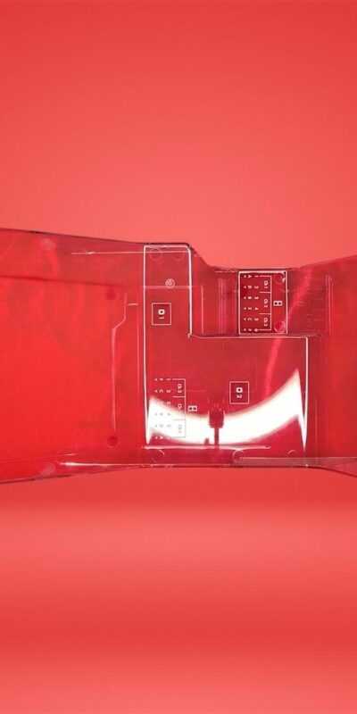 HP ProLiant ML350e Gen8 v2 Air Baffle 697566-001 Fan Shroud OEM Clear Red